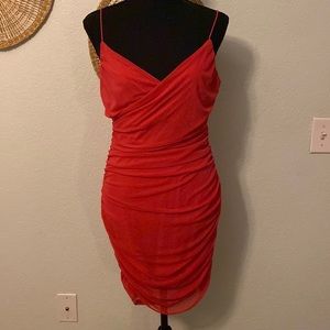 Sheer rose pink dress by Leith